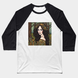 Eva Green as a fairy in the woods Baseball T-Shirt